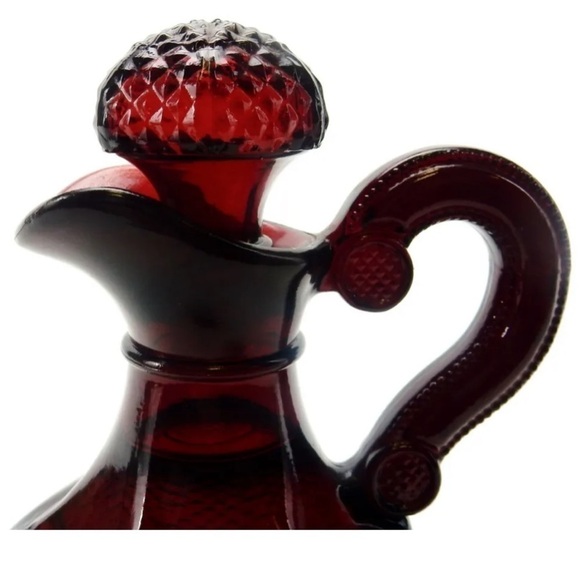 Ruby Red Cruet an 1876 Avon Cape Collection 1950’s - Picture 6 of 8